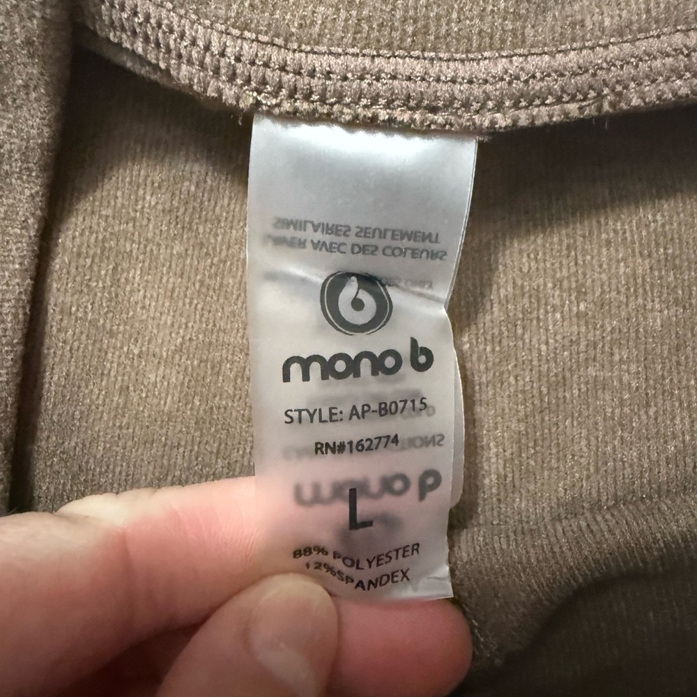 Mono B Brown leggings - NWOT - Picture 7 of 11